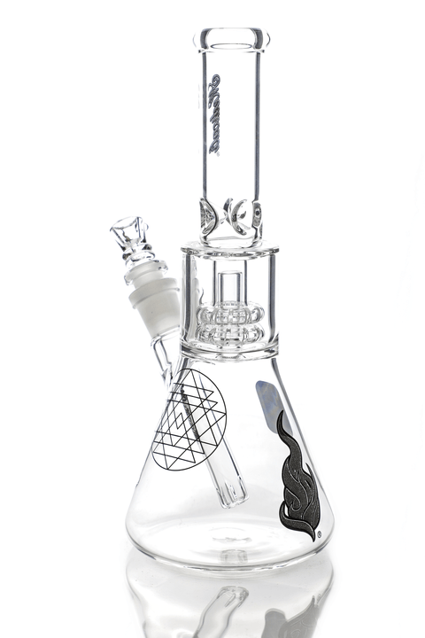 Medicali | 10" Showerhead Perc Beaker - Peace Pipe 420