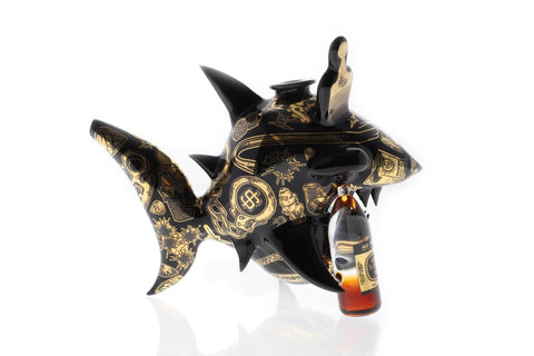 Niko x Slum Gold | Shark Rig Collab - Peace Pipe 420