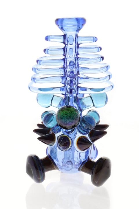 Carsten Carlisle | Blue Skeleton Rig - Peace Pipe 420