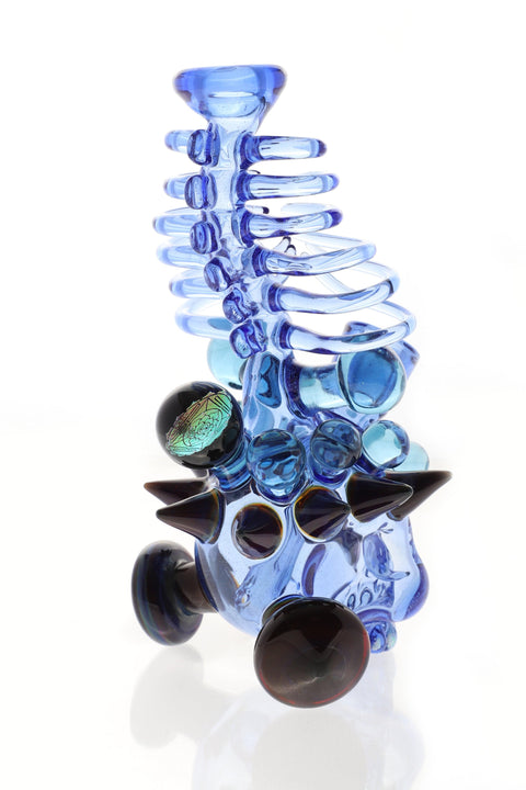 Carsten Carlisle | Blue Skeleton Rig - Peace Pipe 420