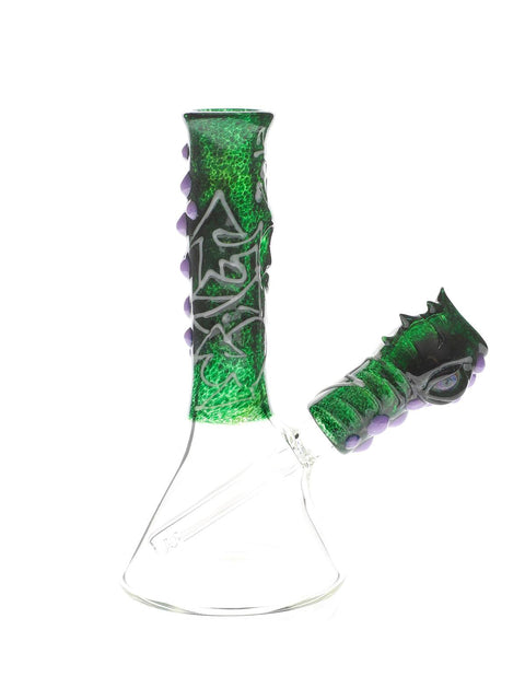 Salt | Green Slyme Mini Rig - Peace Pipe 420