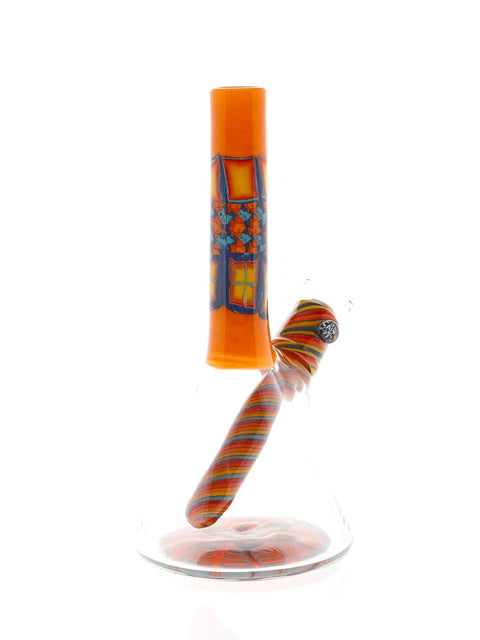 Cap'N Crunk | Orange Worked Mini Tube - Peace Pipe 420