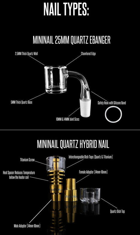 Mini Nail | E-Nail Kit - Peace Pipe 420