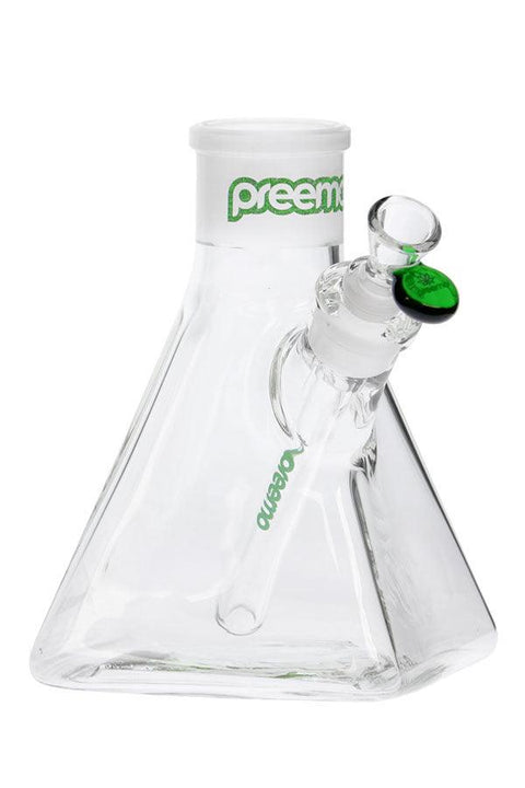 Preemo | 8" Pyramid Beaker Base - Peace Pipe 420