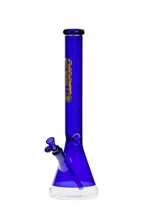 Preemo | 18" Coloured Beaker - Peace Pipe 420