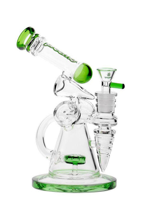 Preemo | 8" Celestial Scope Recycler - Peace Pipe 420