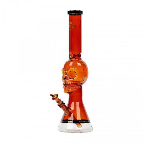 Gear Premium | 18" Tuxedo Skull Beaker - Peace Pipe 420