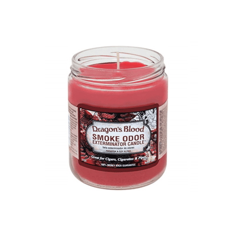 Dragon's Blood | Smoke Odor Exterminator Candle - Peace Pipe 420