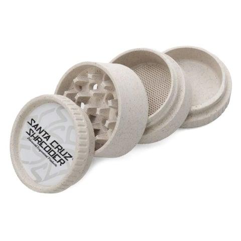 Santa Cruz Shredder | Hemp Coloured Grinder 4 Piece - Peace Pipe 420