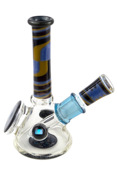 Karl 73 | Rambler Rig with Patterned Disk - Peace Pipe 420