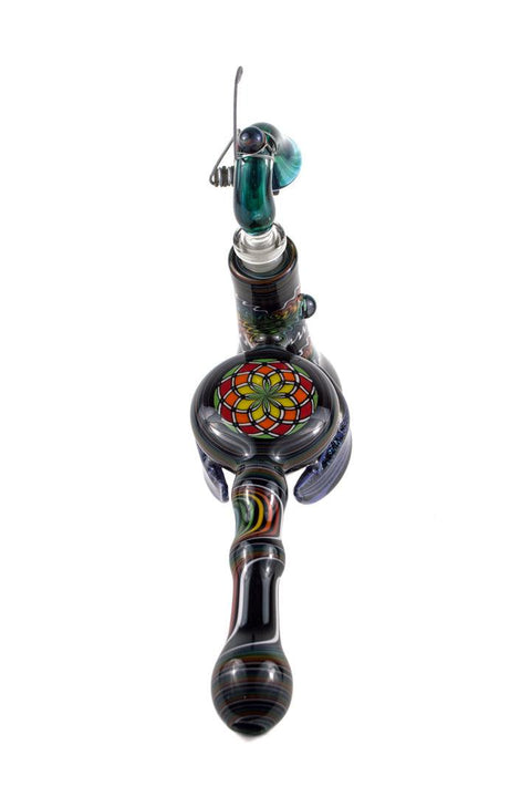 Kevin Murray | Bubbler Pipe w/ 2 Dichro Wings - Peace Pipe 420