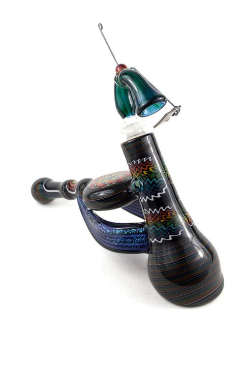 Kevin Murray | Bubbler Pipe w/ 2 Dichro Wings - Peace Pipe 420