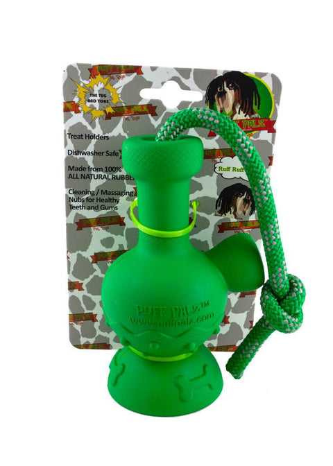 Puff Palz | Tug & Toke Dog Toy - Peace Pipe 420