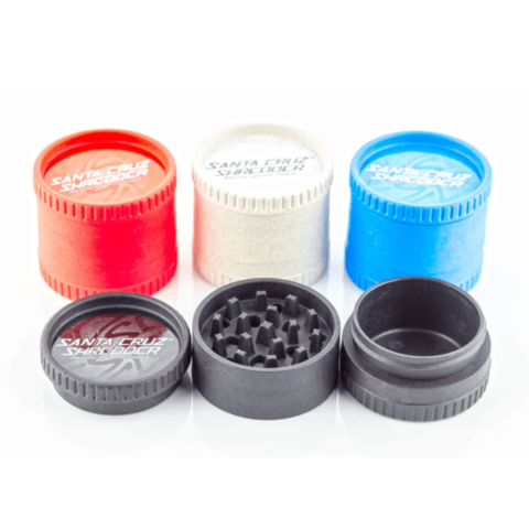 Santa Cruz Shredder | Hemp Coloured Grinder 3 Piece - Peace Pipe 420