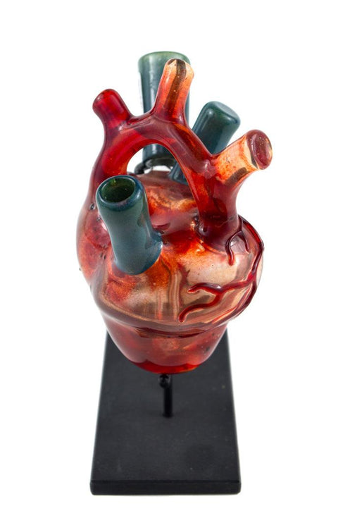 SMART | Small Heart Rig - Peace Pipe 420